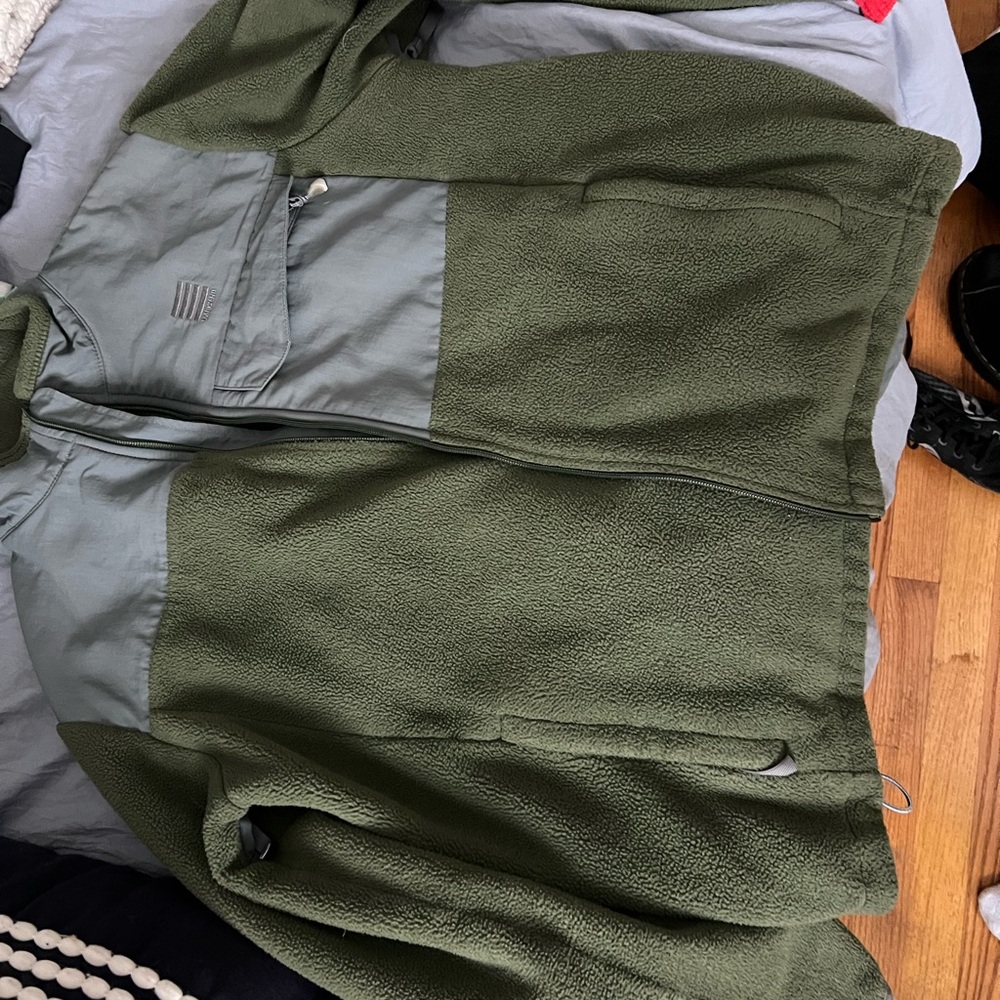 Lands' End Green and Gray Men's Jacket